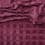 Velvet fabric with checkboard frame - plum shades