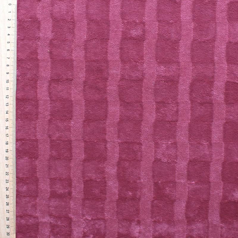 Fuchsia Velvet fabric 