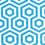 100% katoen stof met geometrische patroon