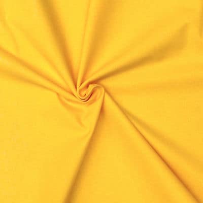 Cretonne fabric - plain yellow