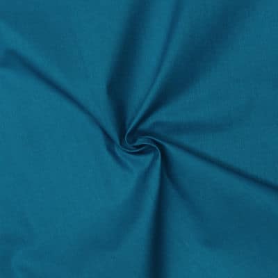 Cretonne fabric - plain ceramic blue