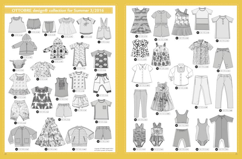 Magazine de couture Ottobre design Enfant - Eté 3/2016