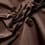 Silk faille - plain dark chestnut brown