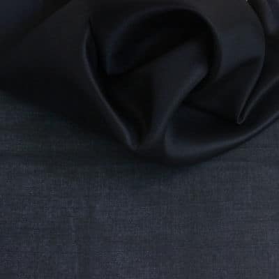 Organza stof in 100% zijde zwart