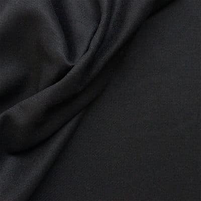 Thick woolen fabric type felt plain black serge