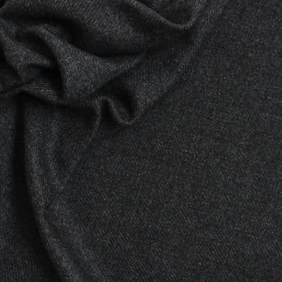 Woolen fabric chiné grey