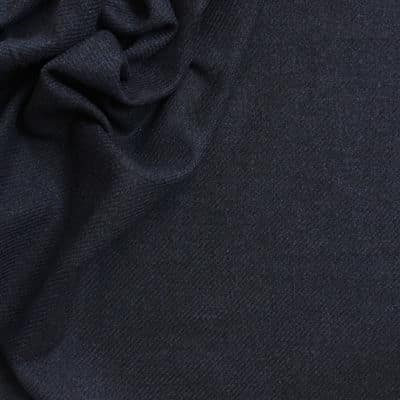 Woolen fabric chiné blue-grey