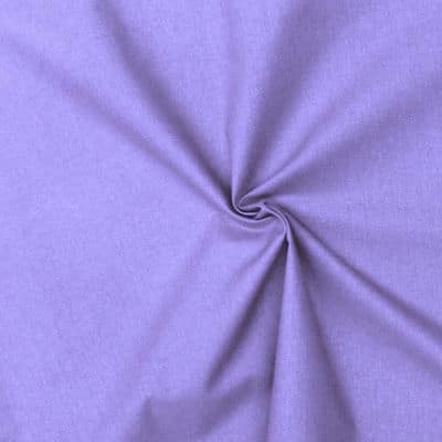Cretonne fabric - plain lavender blue
