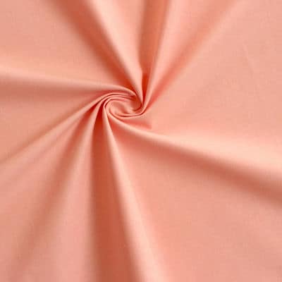 Cretonne fabric - plain peach
