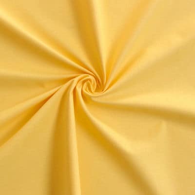 Cretonne fabric - plain yellow