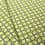 Furniture fabric printed with green mosaic