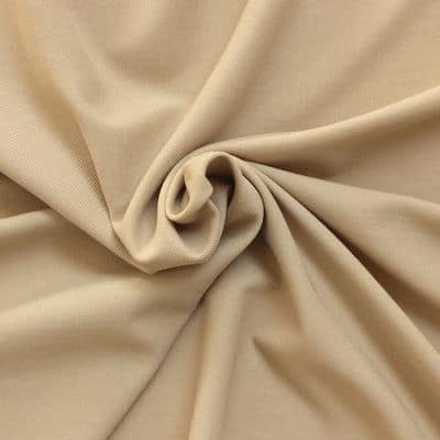 Fabric with twill weave - beige 