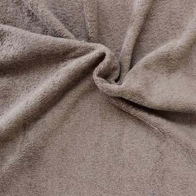 Grey terry fabric