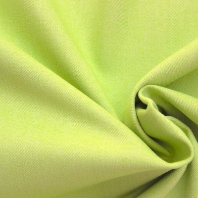 Fabric with denim effect - lime green