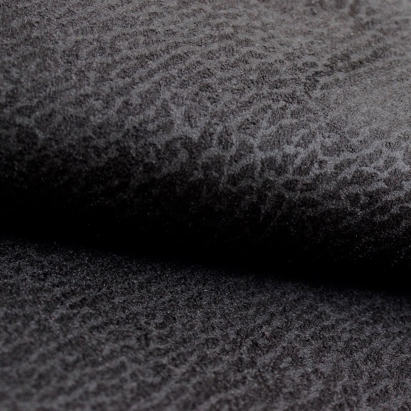 Tissu microfibre gaufré imitant le daim  