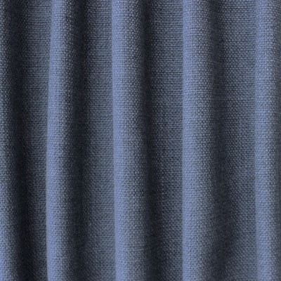 Tissu d'ameublement aspect lin bleu cobalt