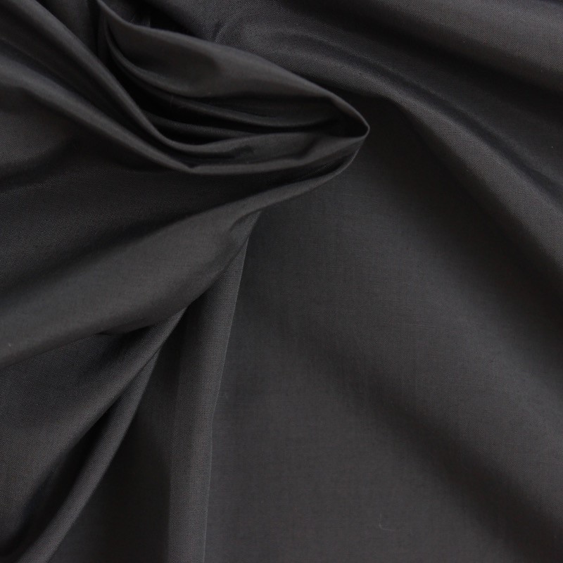 Ruban Taffetas Polyester Noir fin (40 m)