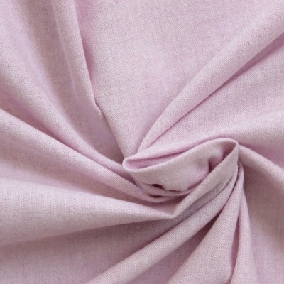 Brushed cotton fabric - parme