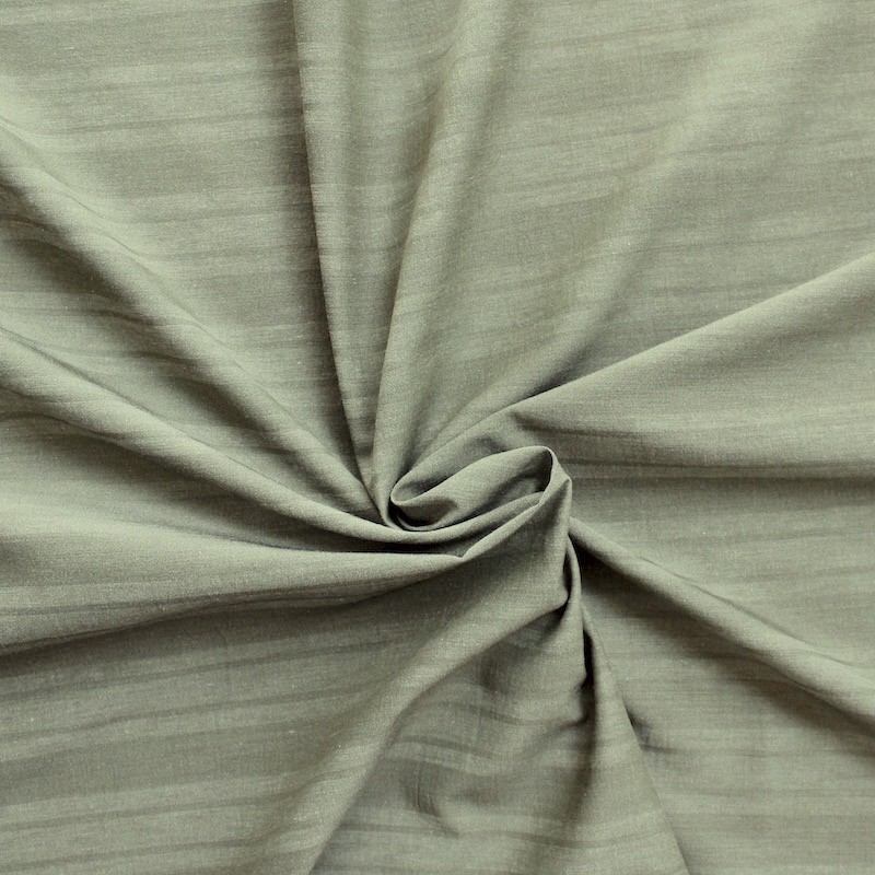 Striped cotton fabric