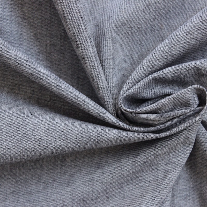 Mottled cotton fabric - grey