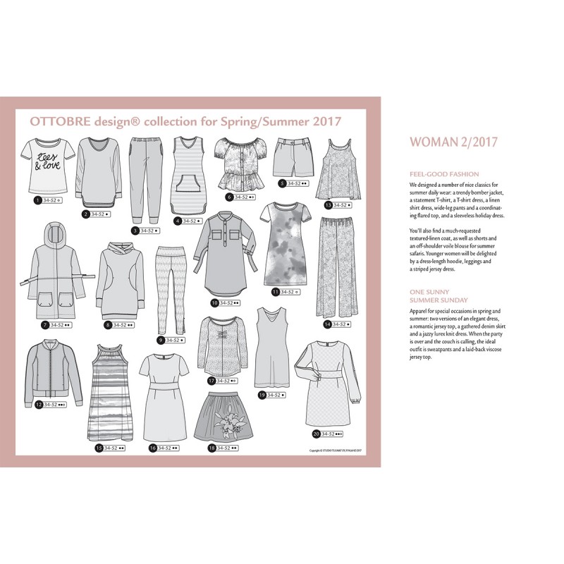Sewing magazine Ottobre design Kids - Summer 3/2015