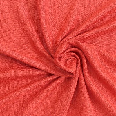 Toile nattée polyester orange vif