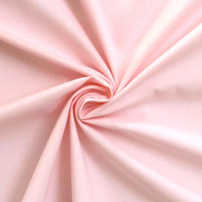 Cretonne fabric - plain pink blush 