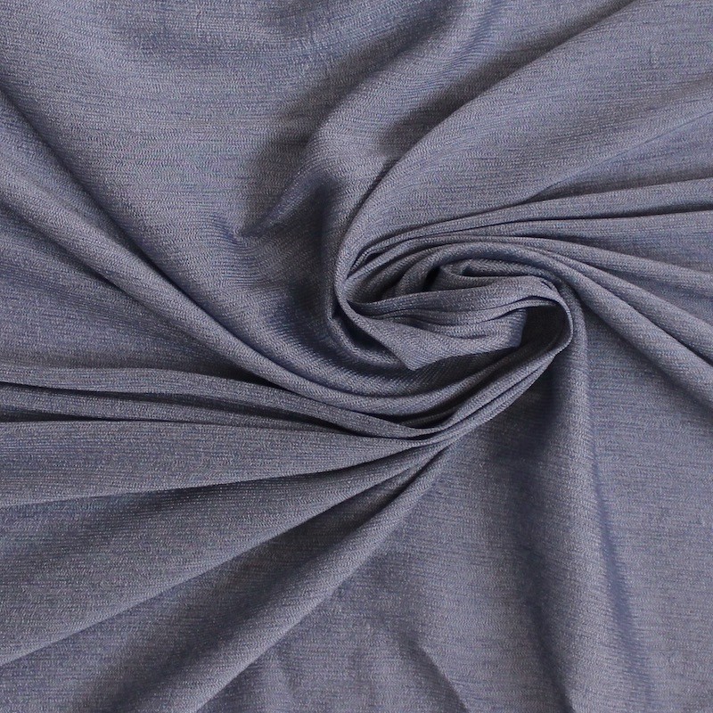 Viscose veil - plain grey-blue