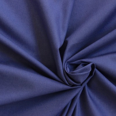 Toile a drap 100% coton bleu marine