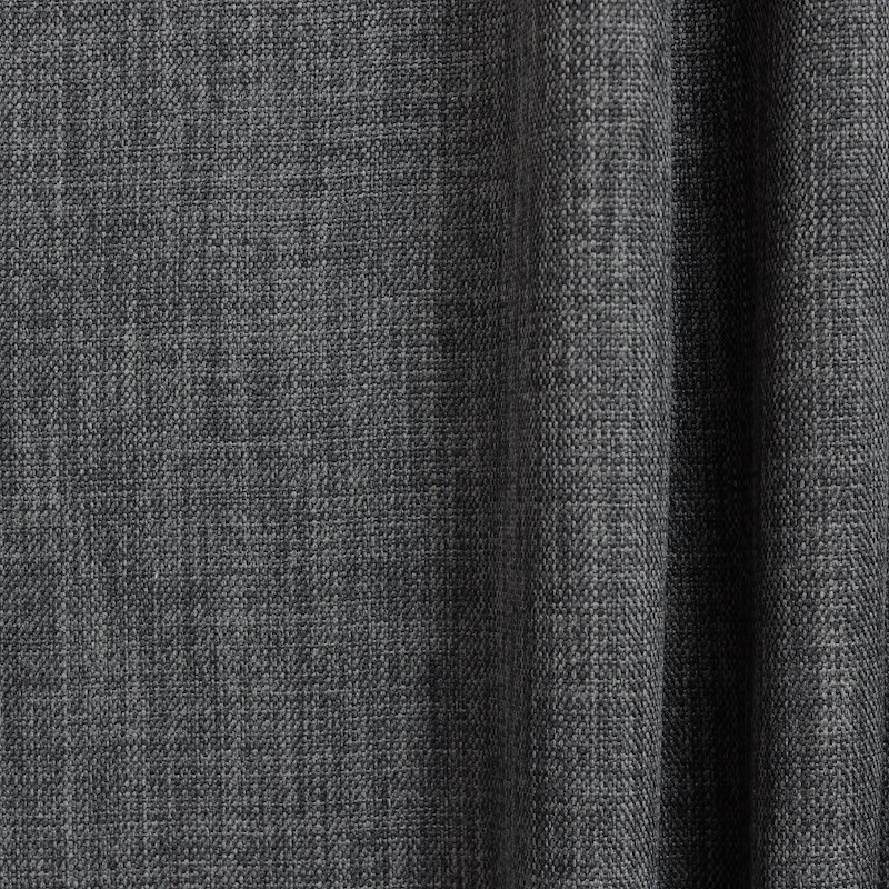 Tissu opacifiant grande largeur effet lin gris étain