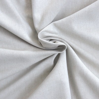 Brushed cotton fabric with herringbone pattern - verdigris