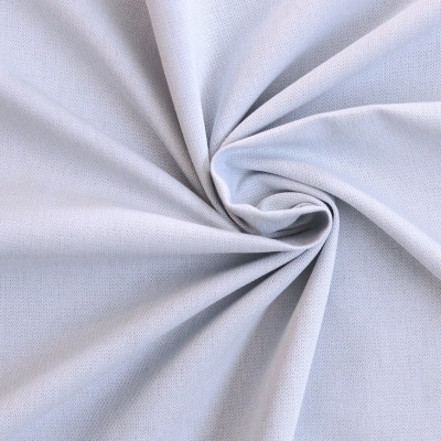 Tissu en coton gratté bleu ciel à chevrons