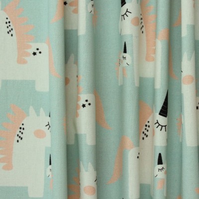 100% Cotton fabric with multicolored animals