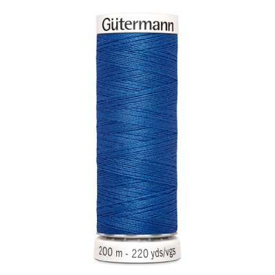 Blauwe naaigaren Gütermann 482