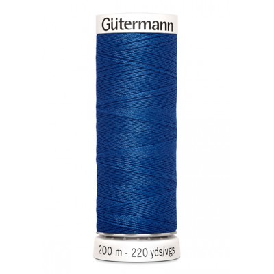 Fil à coudre bleu Gütermann 312