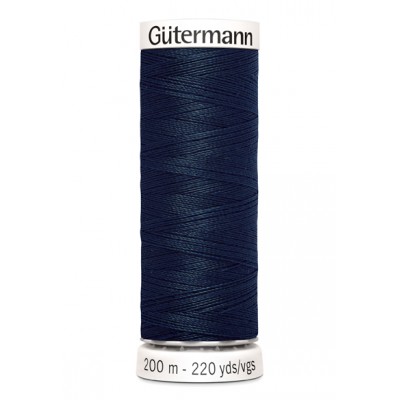 Fil à coudre bleu Gütermann 487