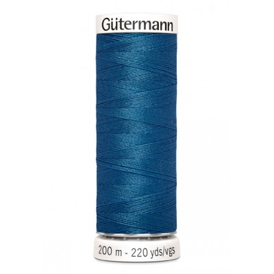 Blauwe naaigaren Gütermann 482