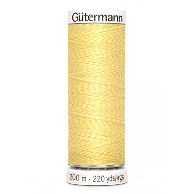 Fil à coudre jaune Gütermann 578