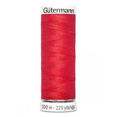 Fil à coudre rouge Gütermann 491