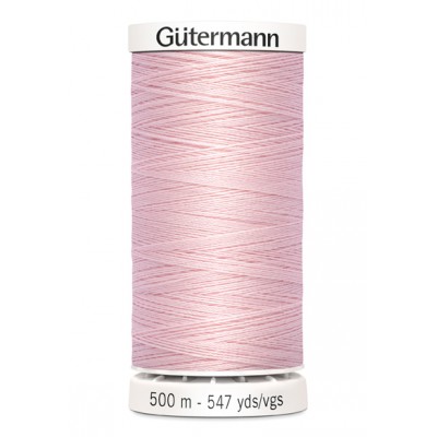 fil à coudre rose 500m Gütermann 659