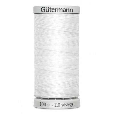 Fil à coudre extra fort blanc Gütermann 800