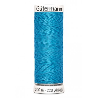 Fil à coudre bleu Gütermann 197