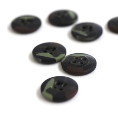 Bouton camouflage 20mm