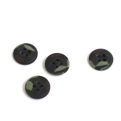 Bouton camouflage 18mm