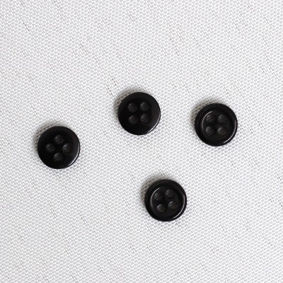Mini bouton 11mm noir
