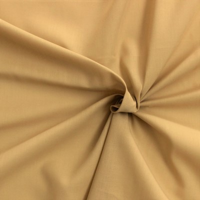Polyester cotton veil fabric - beige 