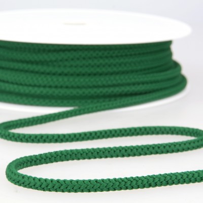 Green knitted rope
