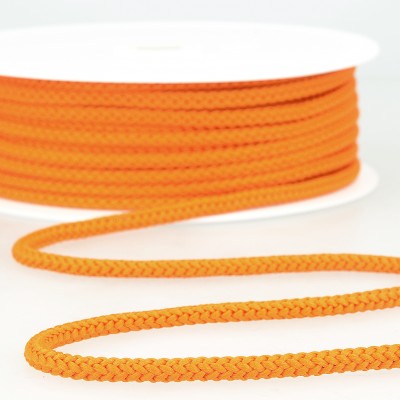 Orange knitted rope