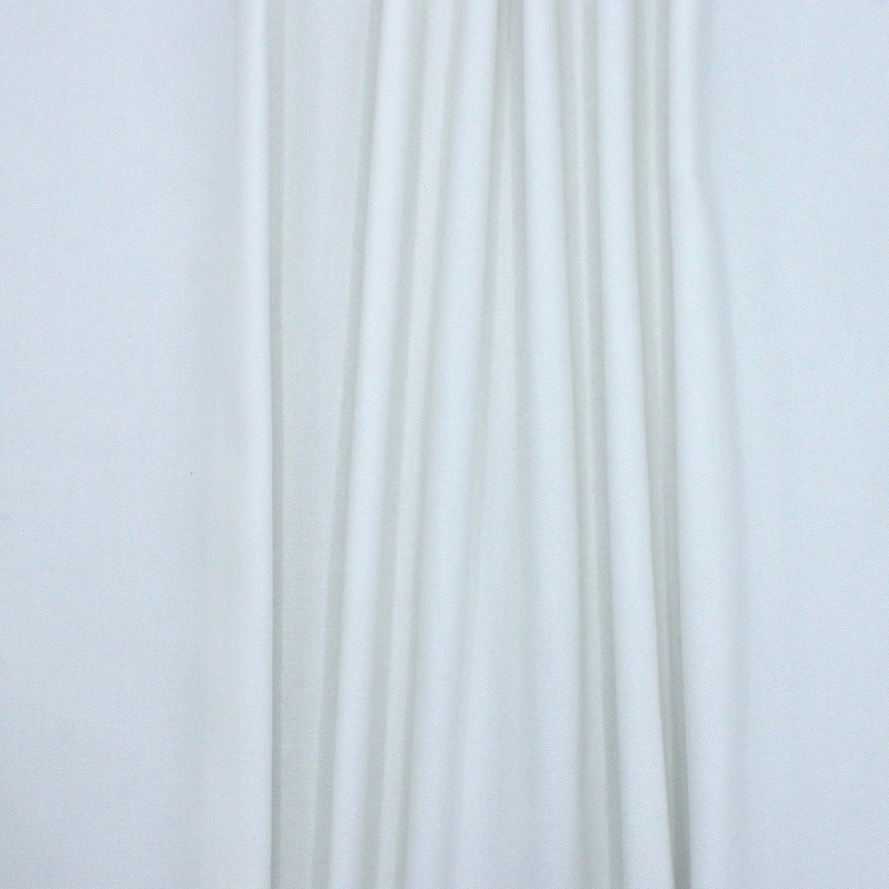 Plain cotton fabric - white 