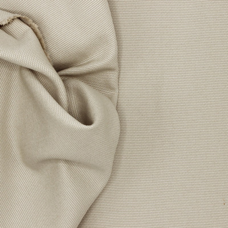 Plain cotton fabric - mastic 